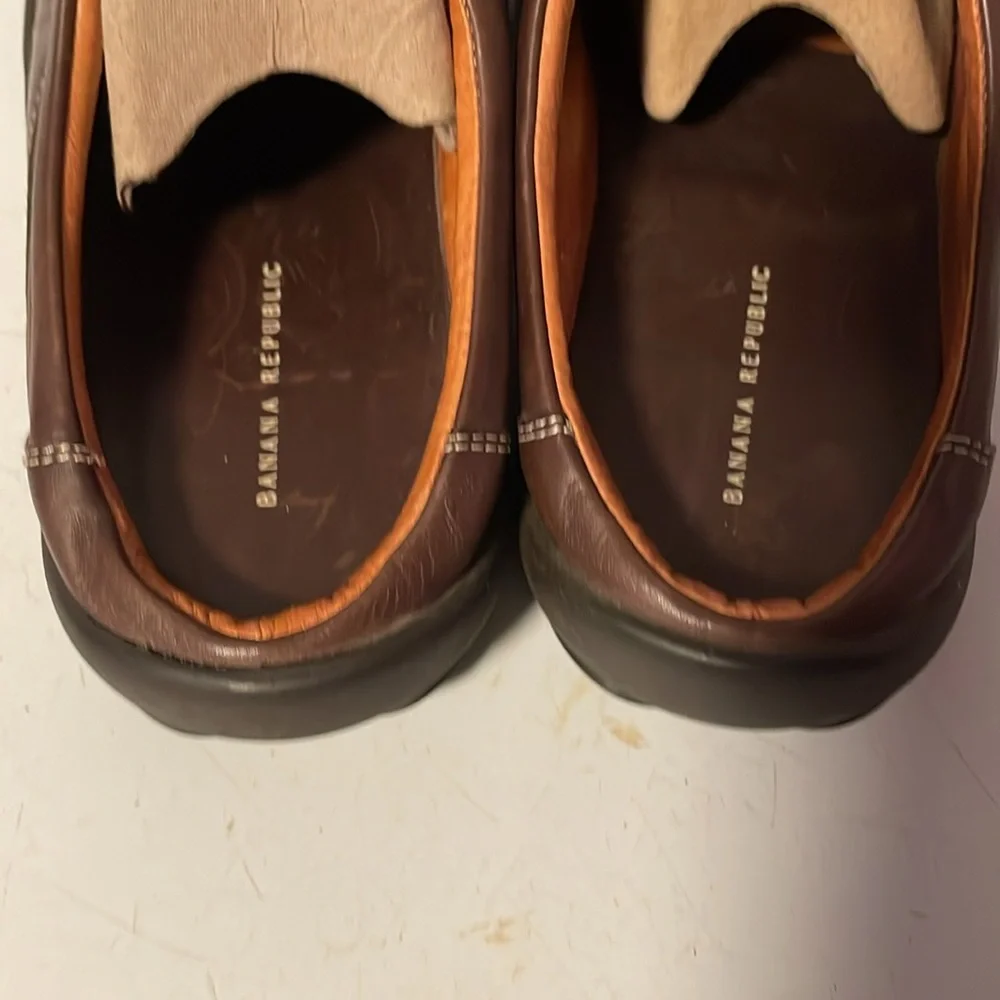 Banana Republic Leather Slip On Shoe